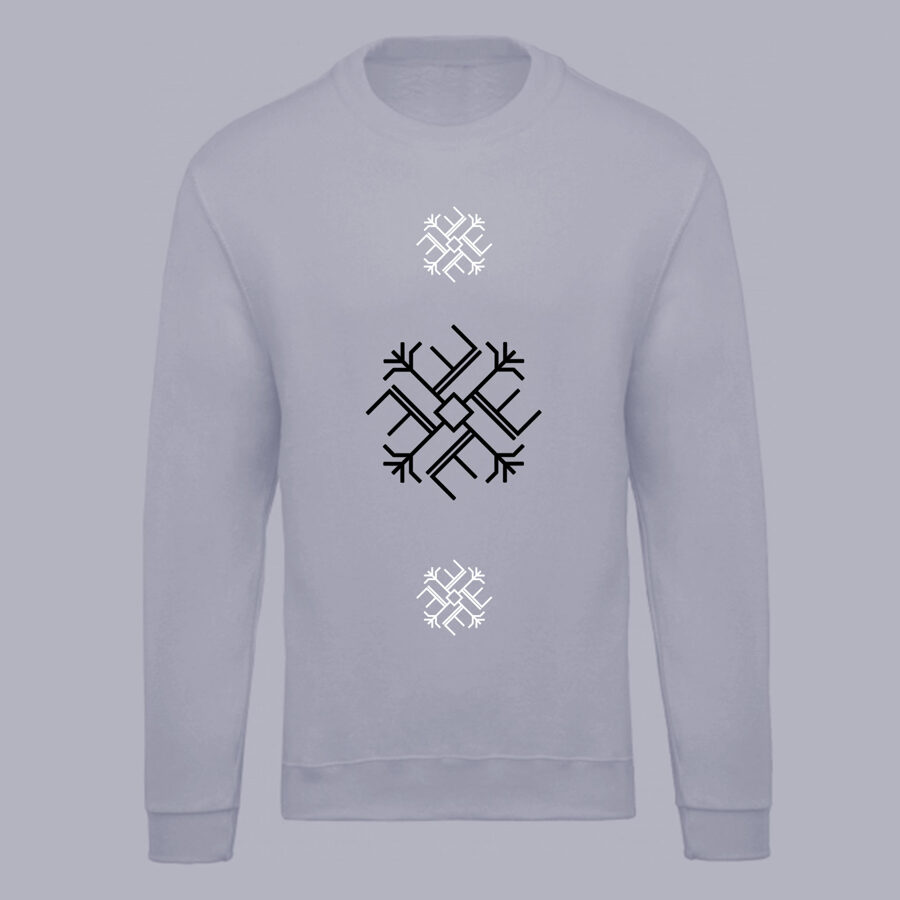 UNISEX džemperis ar spēka zīmēm - Pērkons 1
